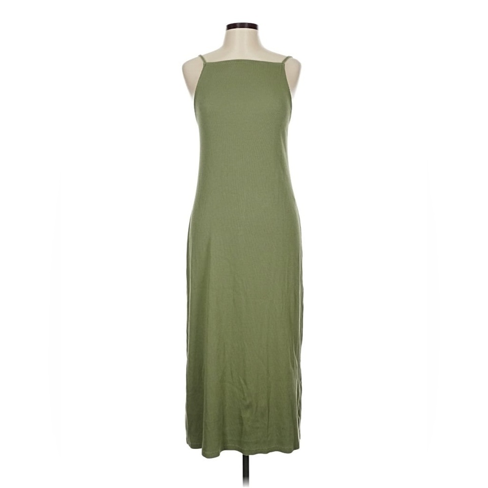 73. Old Navy Olive Green Women’s Midi Dress Size Large